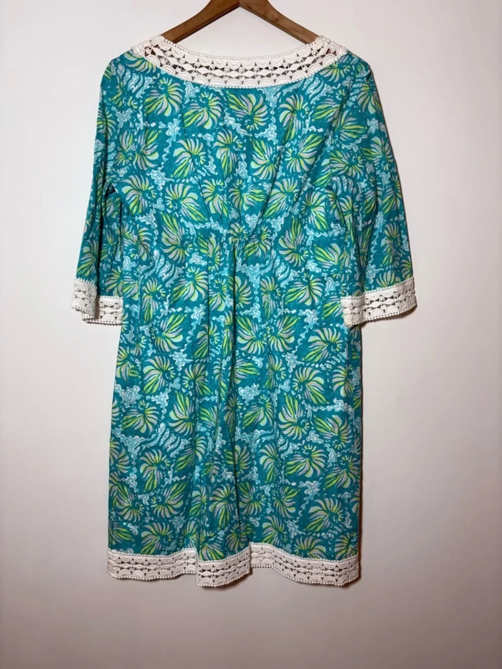 Women's Lilly Pulitzer Sherman Shorely BlueSeashell Swirl Shift Dress Size 8 New